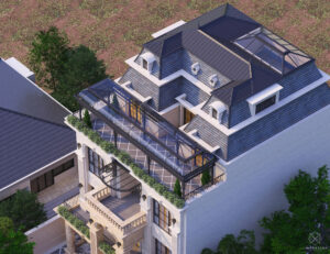 Dự án 4 - 3 - Thi công biệt thự tân cổ điển