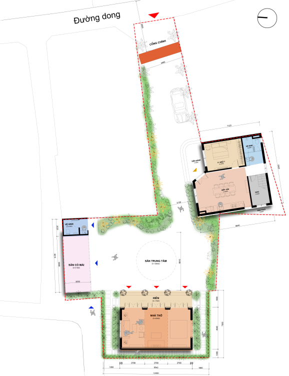 Dự án 8 - 1 - NGUYỄN GIA VIÊN | khu nhà ở và nhà thờ