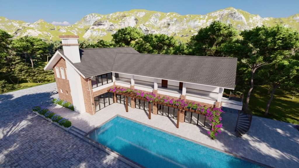 Dự án 10 - 1 - Thiết kế và giám sát Villa Sóc Sơn